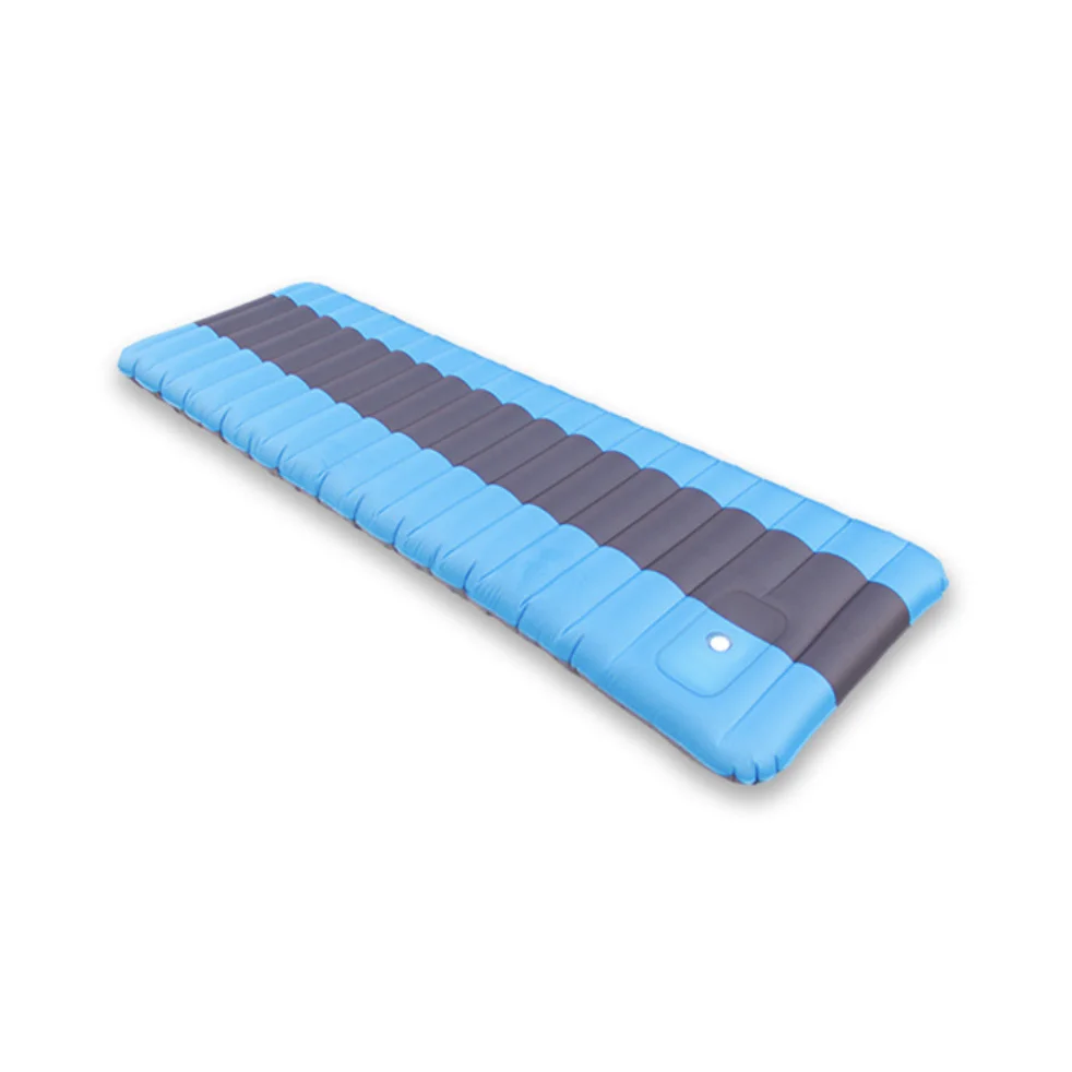 SOLO WILD ultralight folding fishing tpu sleeping mattress roll up mat lightweight air inflatable camping pad with built in pump