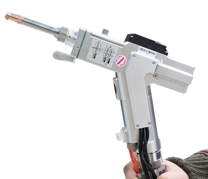 HW970 Au3tech Ospri Qilin SUPlaser Fiber Laser Welding Head Laser Welding Head 3 in 1 Welding Gun With Feeder Machine