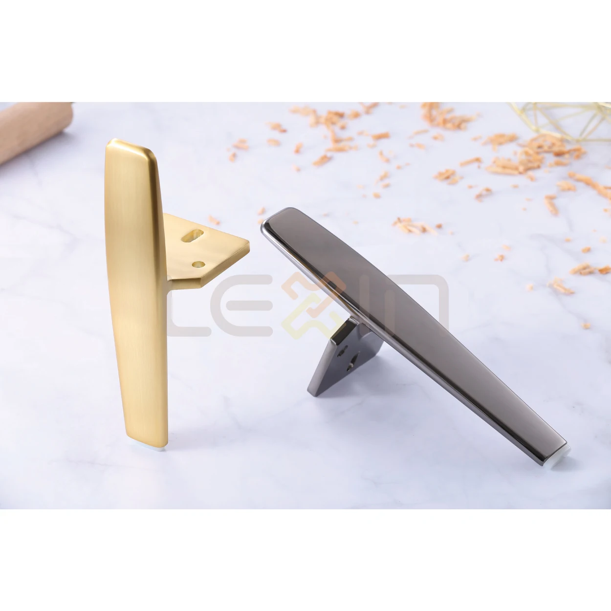 Good Design Aluminum Metal Sofa legs Metal Furniture Feet high quality Sofa hardware