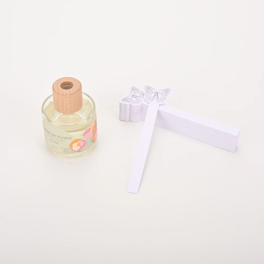 Premium Portable Fragrance Blotter Strips Factory Scent Strips Blotter Cards Personalized Fragrance Testers