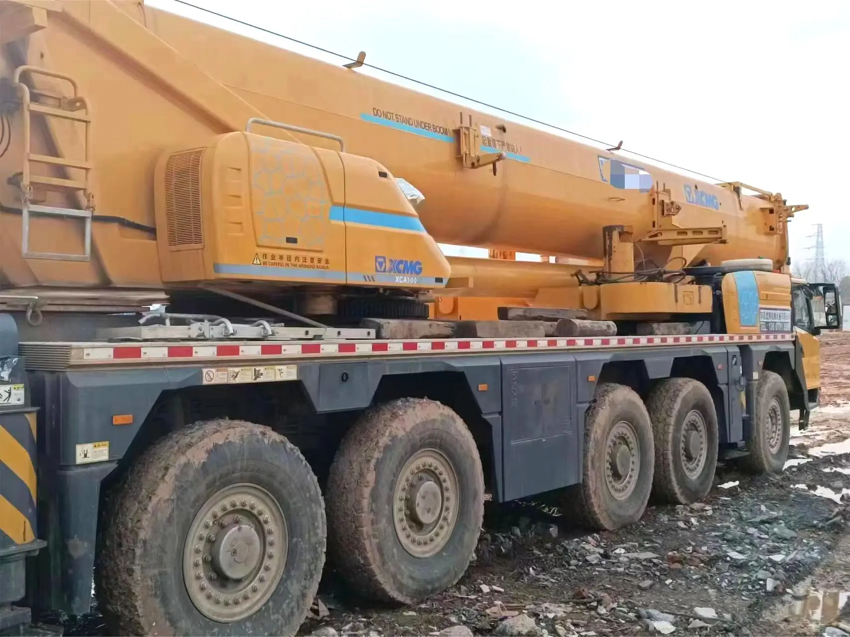 XCMG Official used 130 Ton All Terrain Crane XCA130L7 Mobile Lifting Machinery for sale