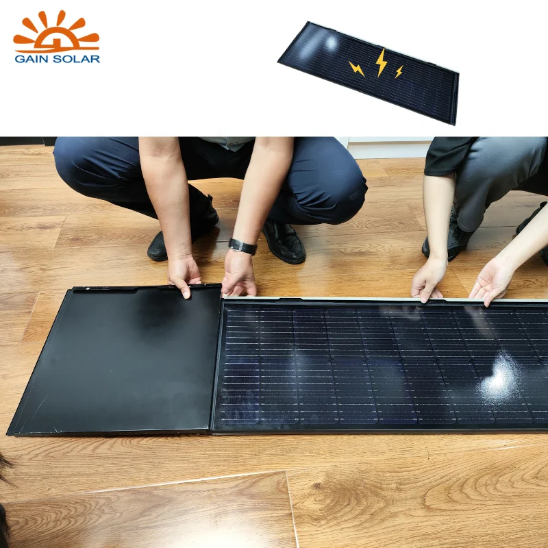 BIPV Roof Tiles Solar Shingles Lightweight Roofing Materials for Modular Houses