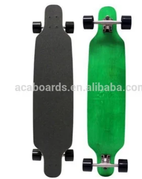 OEM Customized Long Patch Board 4 wheel  bamboo fiber glass and carbon fiber longboard