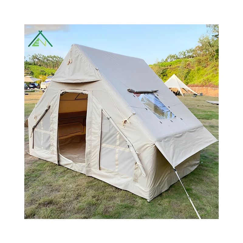 4 Season Luxury Large Camp Family Air Camping Tube Tent Inflatable Camping Tent