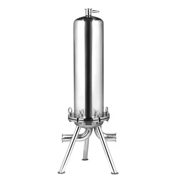Stainless Steel 304/316L  multi core Filter Housing Liquid/oil/wine/beer/honey/syrup/paint filtration machine