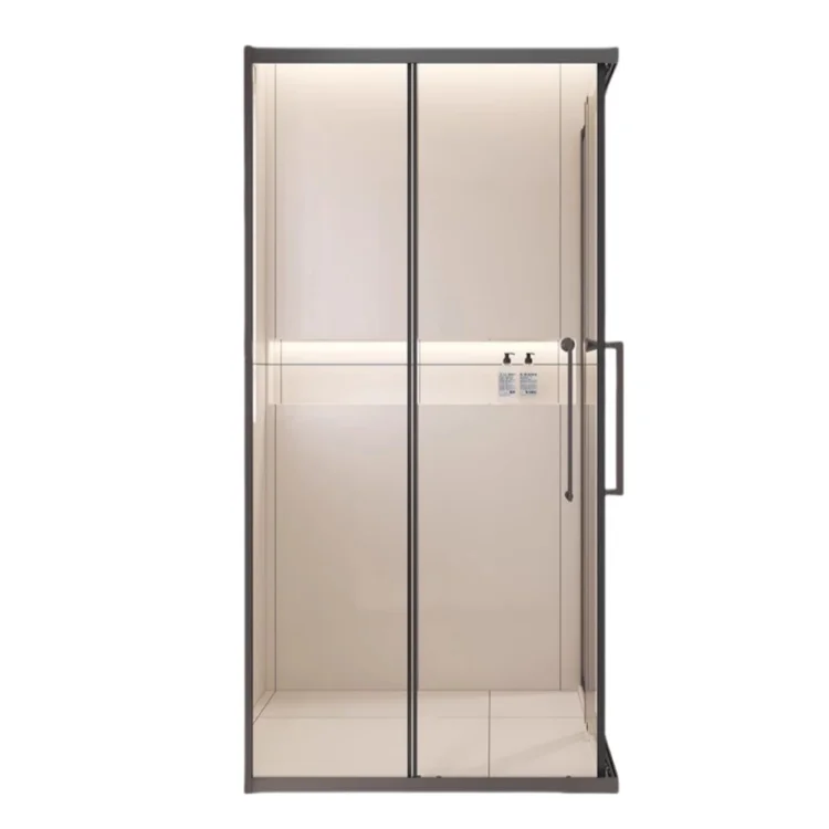 Hot Sale Modern Style Frameless Shower Door China FERS 10mm Thick Tempered Glass Waterproof Extremely Narrow Bathroom Glass Door