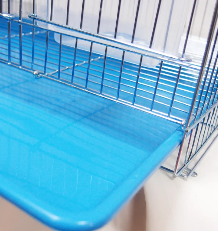 Large Metal Portable Folding Bird Parrot Pet Chicken Breeding Cages Animal Carrier