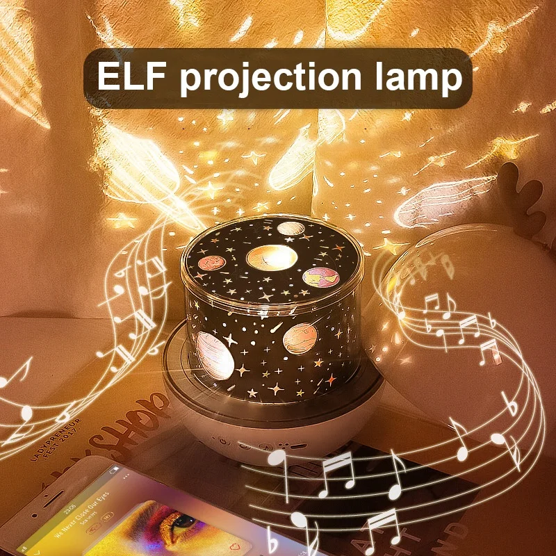 Factory custom cheap led projector night light Lamp For Wall Ceiling Baby Room Lighting Rabbit Elf Star Projector Light