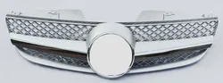 Replacement Front Bumper Grills For SL CLASS R230 Mesh Grille ABS Material 2007-2011 Racing Front Grille