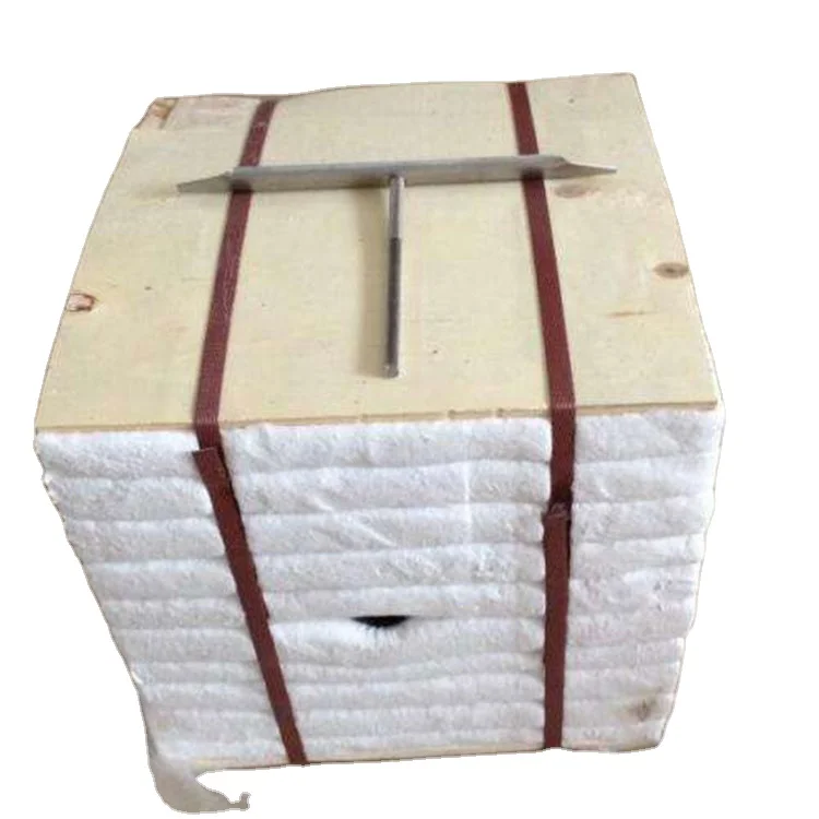 Aluminum silicate high temperature folding block heat preservation ceramic fiber module