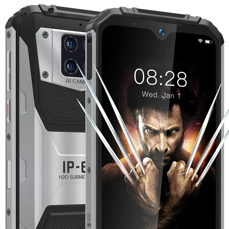 
OUKITEL WP6 6GB+128GB Unlocked Rugged Smartphone 4G Android 10000mah 6.3inch Waterproof with GPS AI Camera 