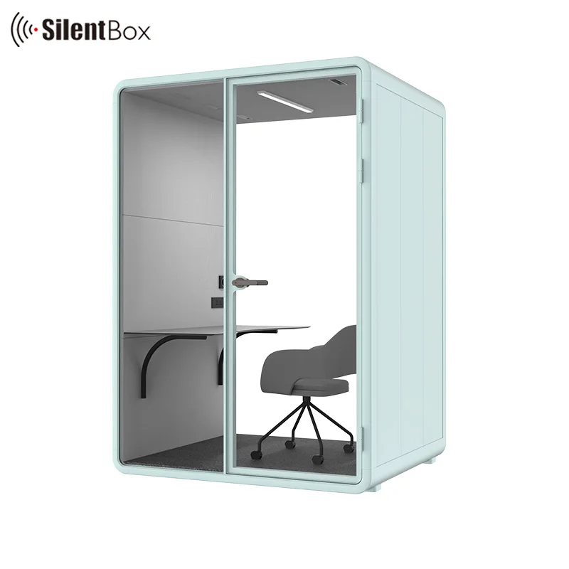 Intelligent Switch Automatically Open Ventilation Light Silent Office Pods Phone Booth chatting room 1-2 person
