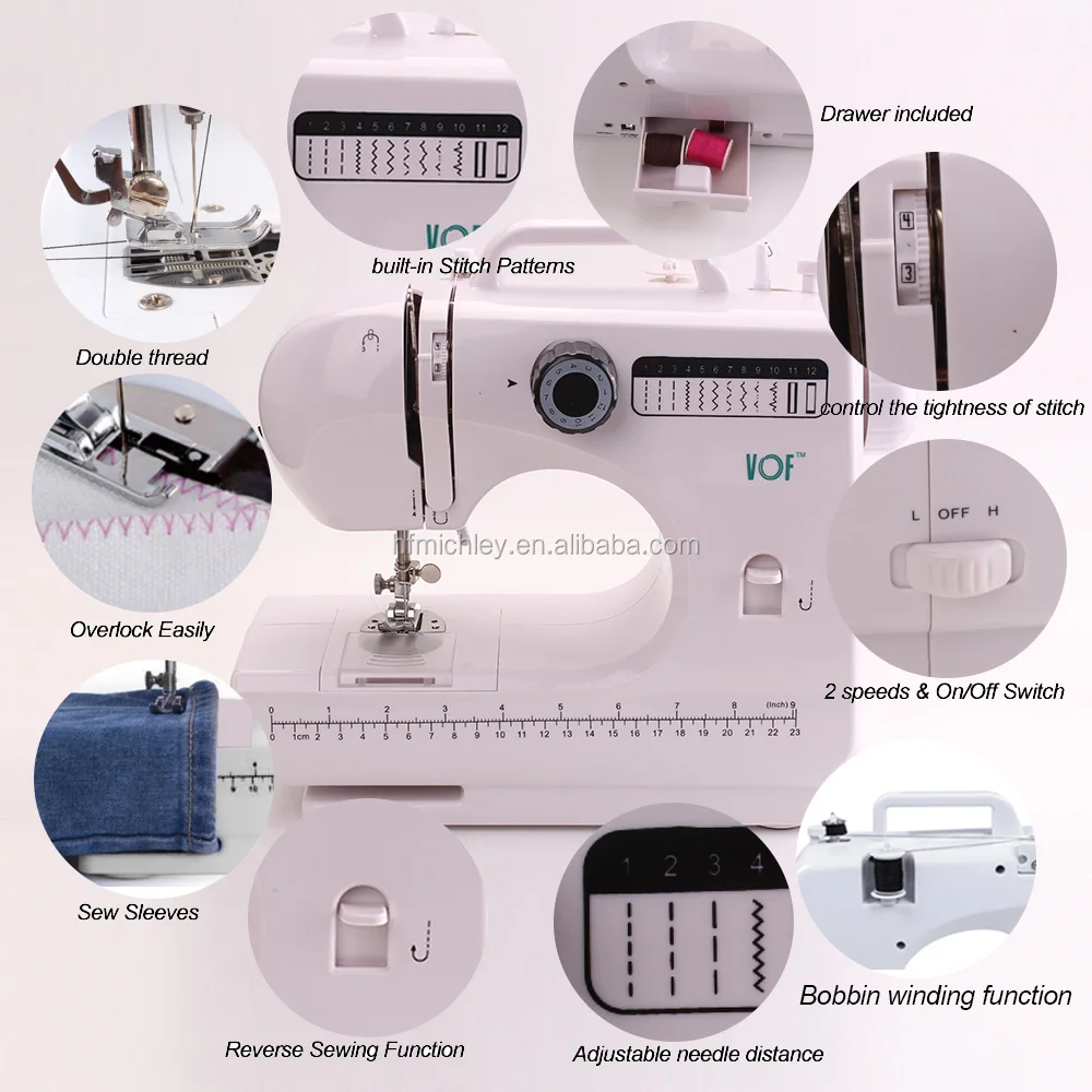 CE CB ROHS 2023 VOF china top 5 sewing supplier One-stop purchasing sewing machine price and sewing accessories huafeng factory