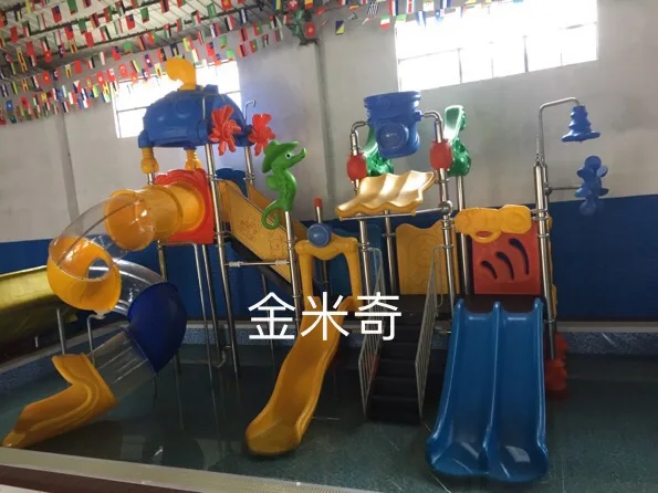 Cheap Customized pool water play equipment water park slides for sale