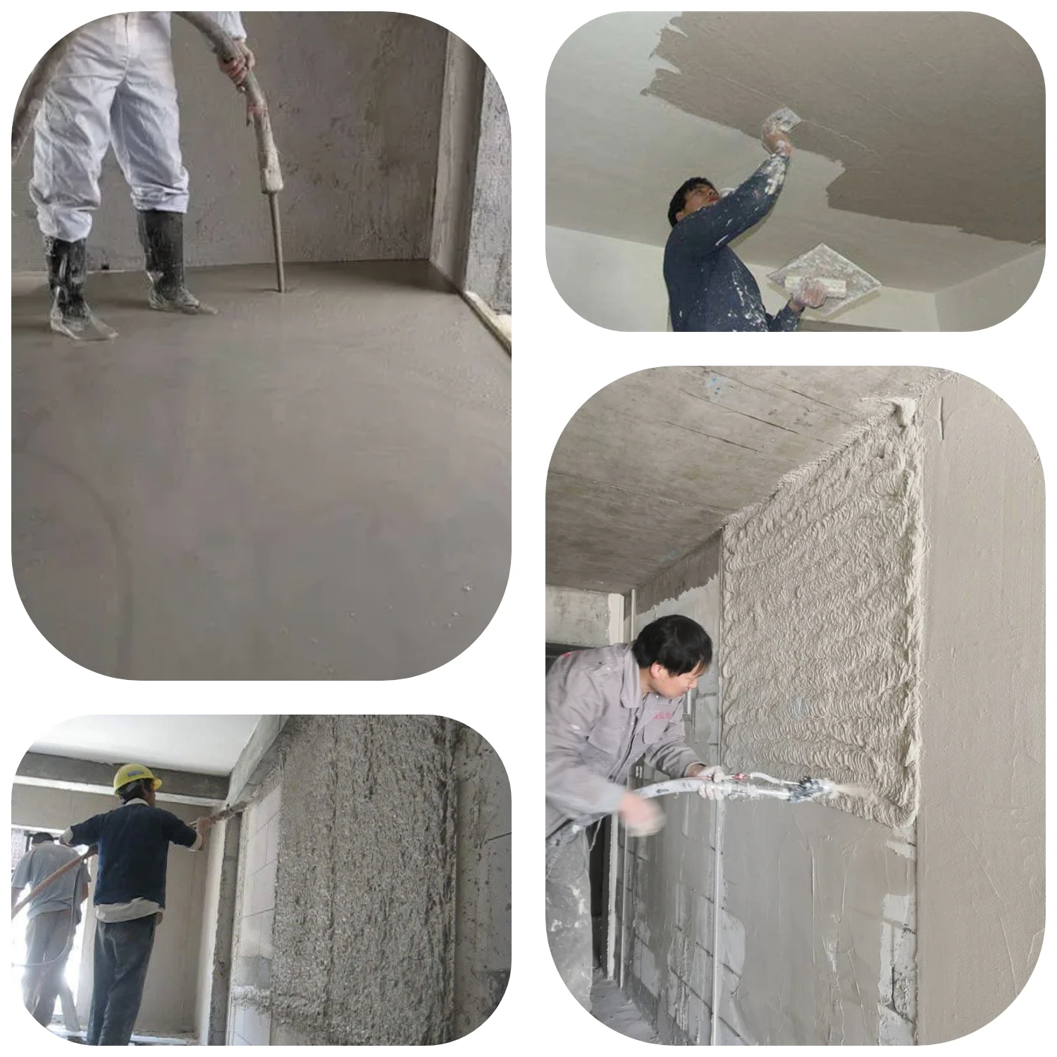 Self-Leveling Cement Mortar Putty Gypsum Retarder Powder High Quality Building Material