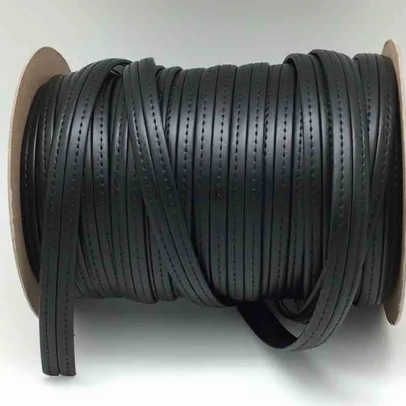 Classic Black Vinyl Marine Outdoor Auto Fabric Boat Upholstery Gimp