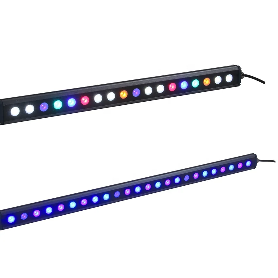 Customizable spectrum 2ft 35w 3ft 45w 4 feet 70w 5 feet 95w aquatic marine coral reef sps aquarium plant led light for fish tank