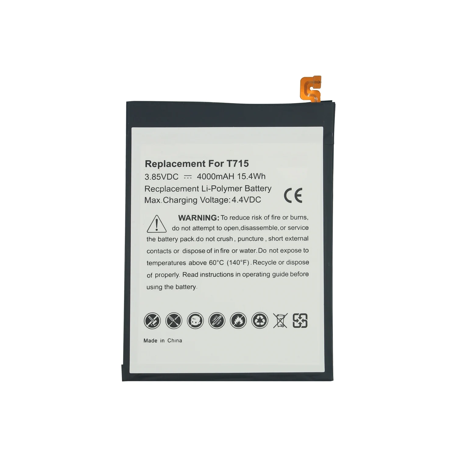 OEM 3.85v replaceable lithium battery for T715 SWLPB Tablet PC battery