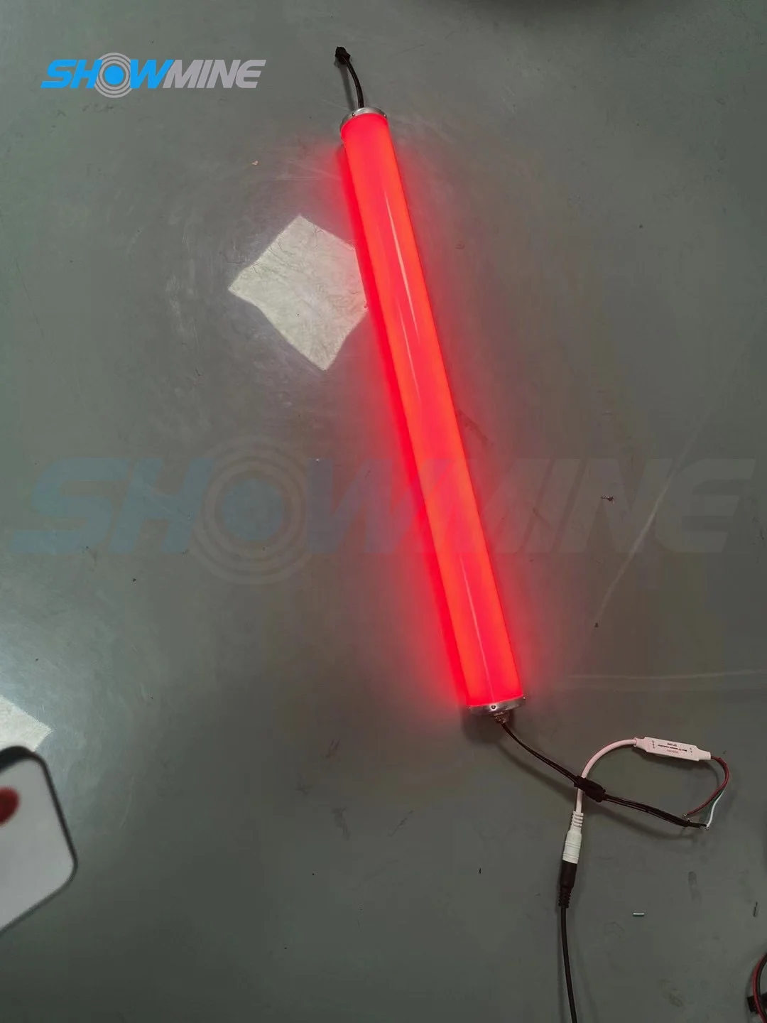 360 degree led RGB digital tubes cell app control cloudy tubes rain proof 12v 60 pixels dia 40*100cm length