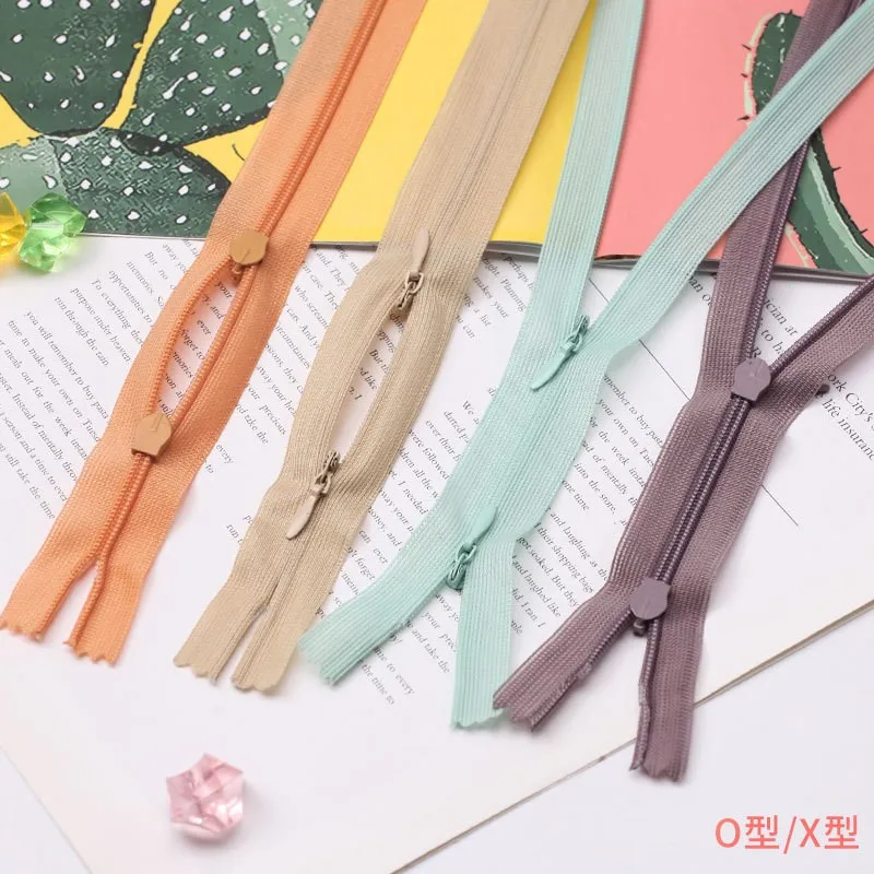 Custom No 3/5 hidden nylon zipper 2 way invisible zipper  Invisible Zipper