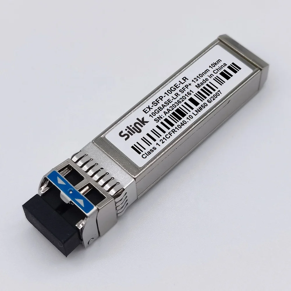 Juniper Networks EX-SFP-10GE-LR QFX-SFP-10GE-LR SFPP-10GE-LR 10GBASE-LR SFP+ 1310nm 10km DOM Duplex LC SMF Transceiver Module