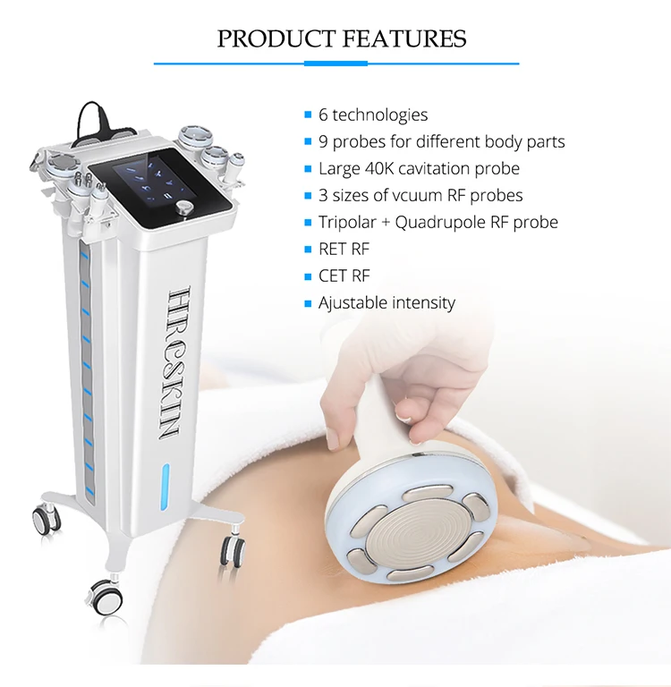 Rf Liposuction Ret Cet System Tecar Diathermy Therapy Vacuum Cavitation Machine