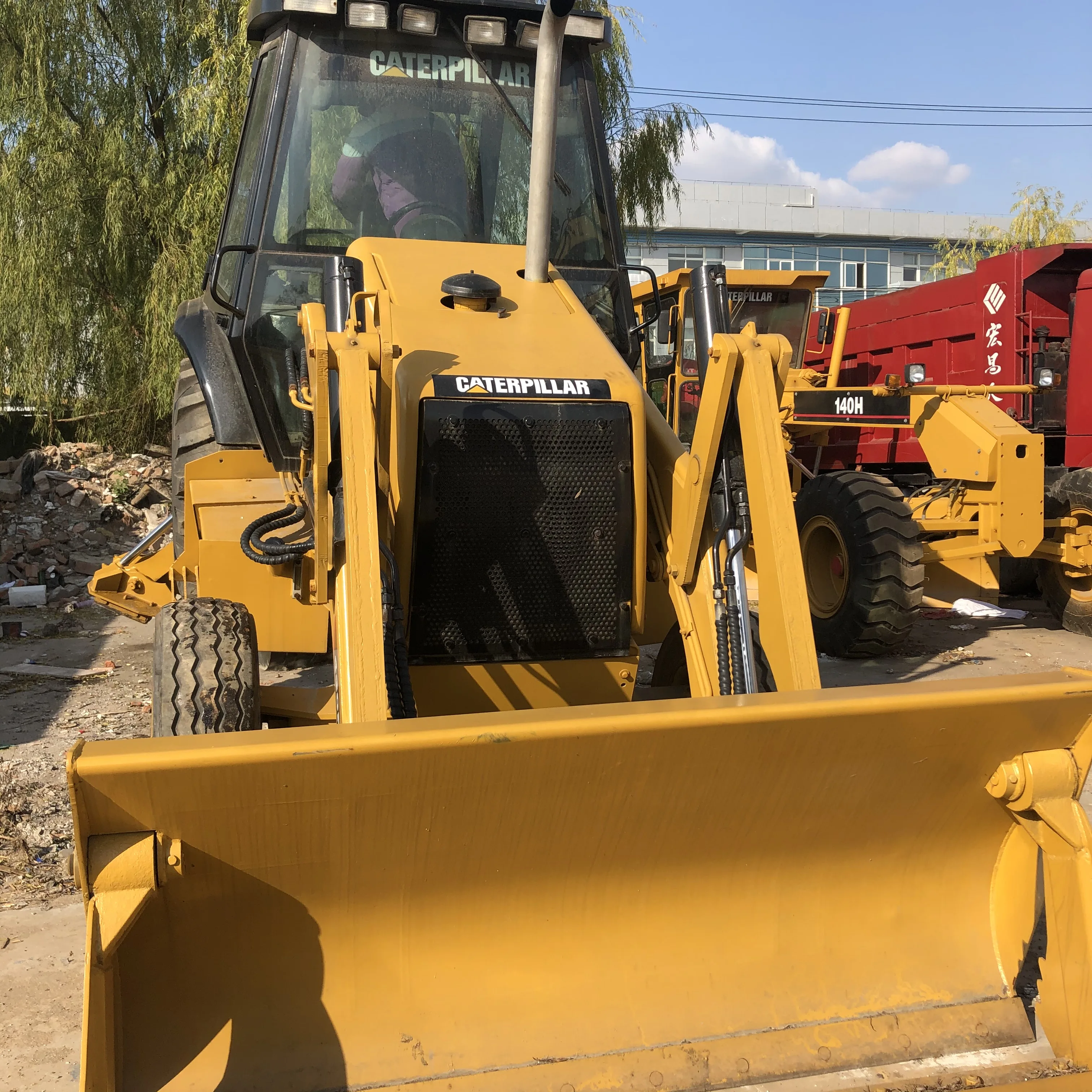 Used CAT 430F backhoe loader for sale 416 210 with low price