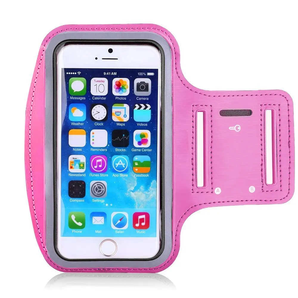 Best Phone Armband Exercise Workout Running Sports Arm Band Strap Holder Pouch Case for Women Men
