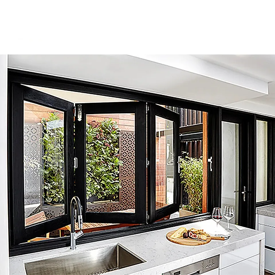 Aluminum Window Frame With Roller Shutter