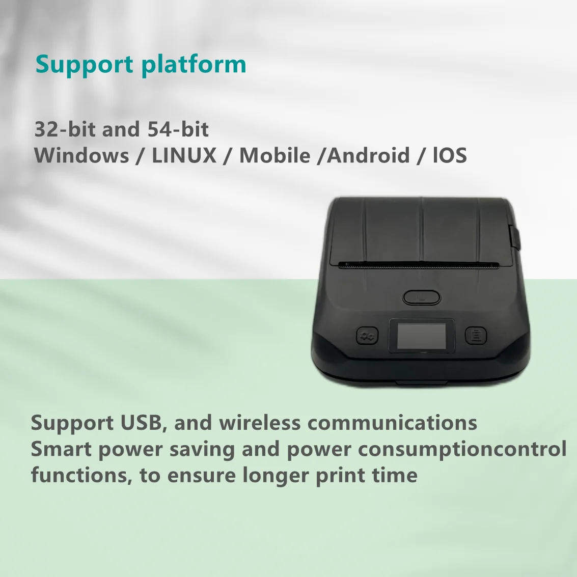 80mm portable receipt printer label printer ATP-BP35