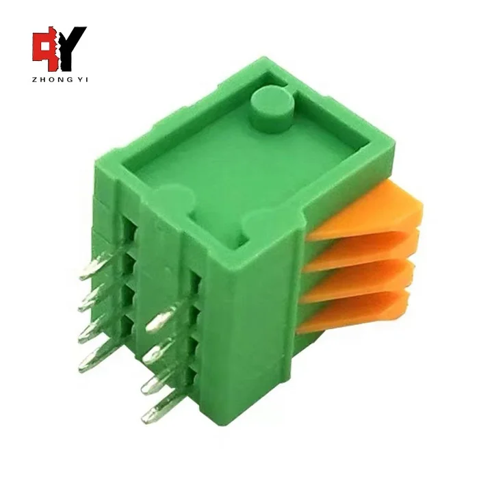 Screwless Terminal Block HQ141V 2.54mm Pitch PCB Spring Terminal Block