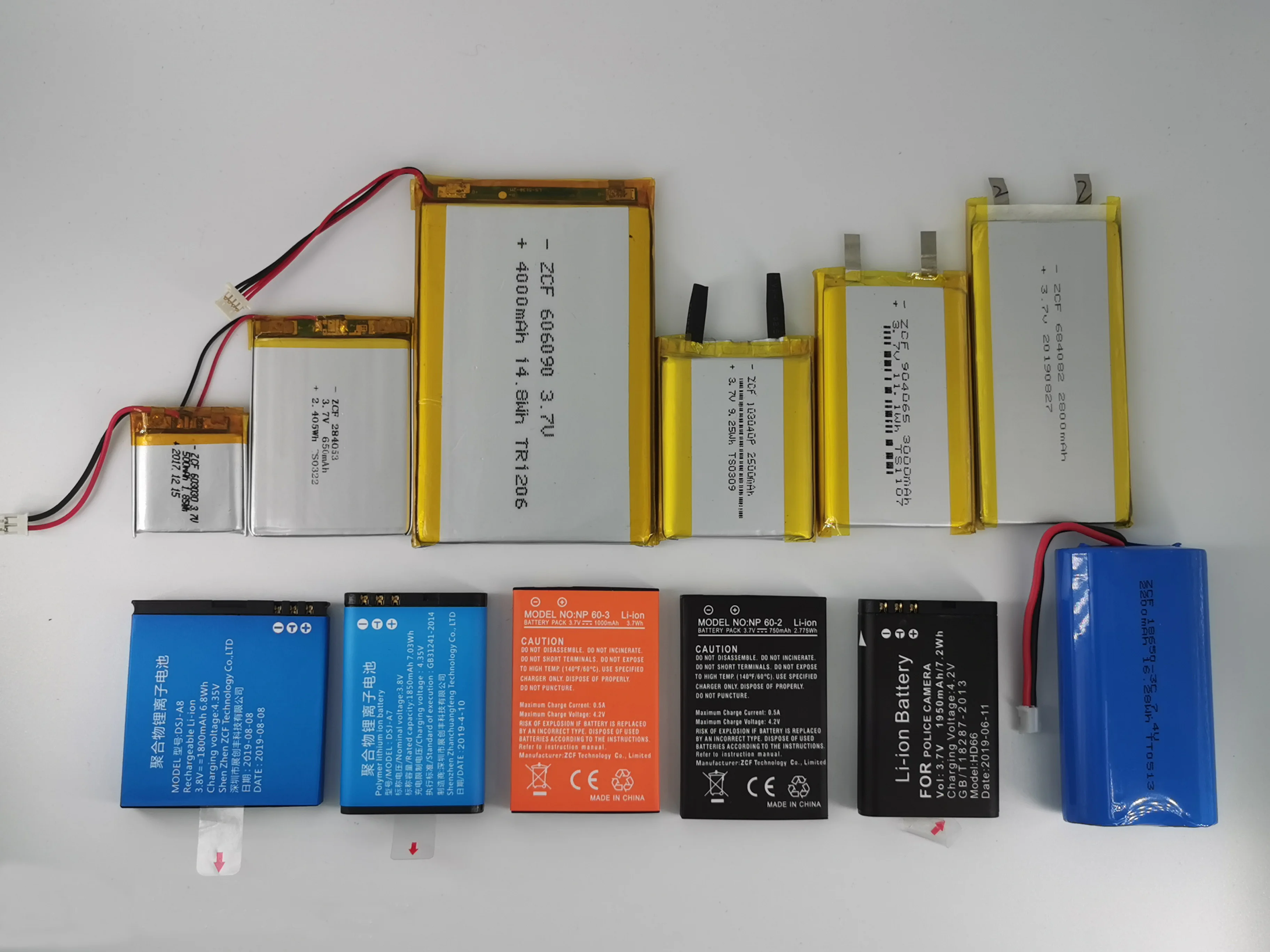 KC Certified  802030 3.7V/3.8V/3.85V 400mAh Battery High Voltage Lithium Polymer Batteries for Electronic Toys