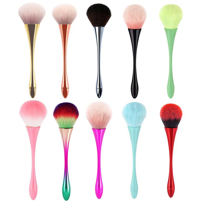 Loose Powder Brush Professional Nail Art Make Up Brushes Large Cosmetic Face Tools Nail Dust Cleaning Soft Fluffy Makeup Brushes