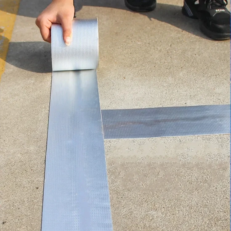 Waterproof Sheet Rolls Aluminum Foil Butyl Tape For Glass room Sun room Mental Roof