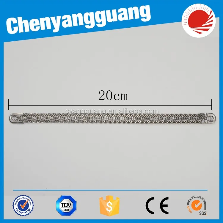 CYG High Quality Helix Steel Bone Affordable price exquisite silver with No rust support  width 4-12mm and length 5-35cm