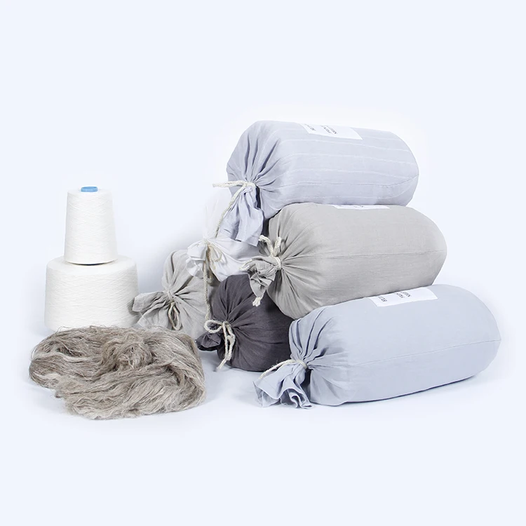 Best selling bedding set bag 100% linen fabric luxury Home stock cotton linen fabric handmade
