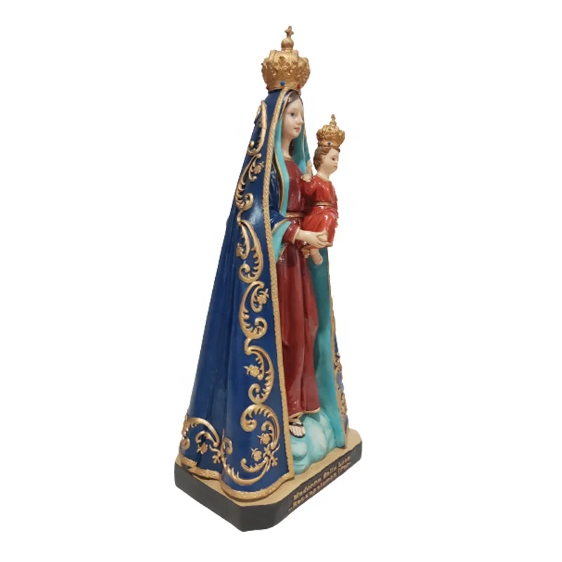 Custom Resin Christian Religious Statue Of Mother Mary And Jesus Crafts Gifts Home Decor Figurine Catholic Religious Products