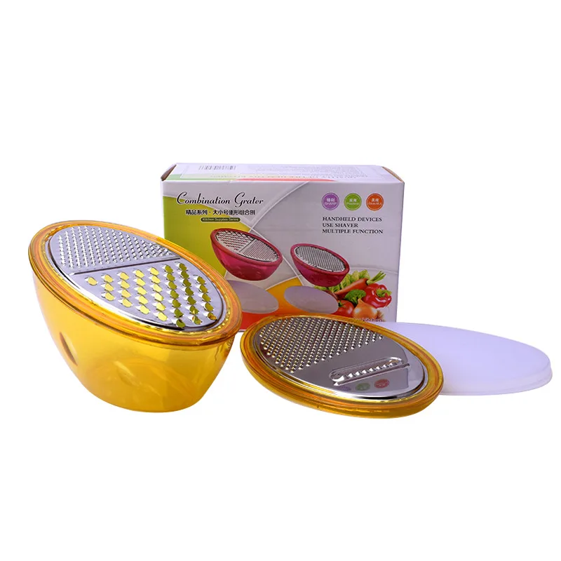 New Product Egg Shape Stainless Steel Multipurpose Grater Cheese Fruit Vegetable Grater