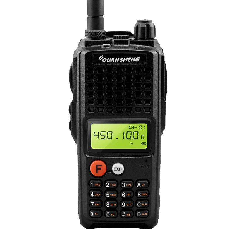 10W output handy walkie talkie Quansheng TG-K10AT good quality ham two way radio,walkie talkie 50km