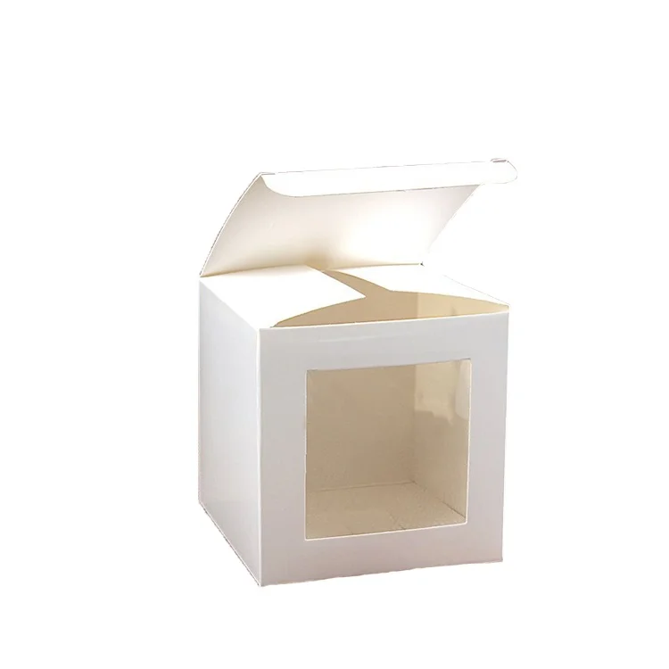 2023 Custom Wholesale Gift Packaging Paper Box with PVC Window