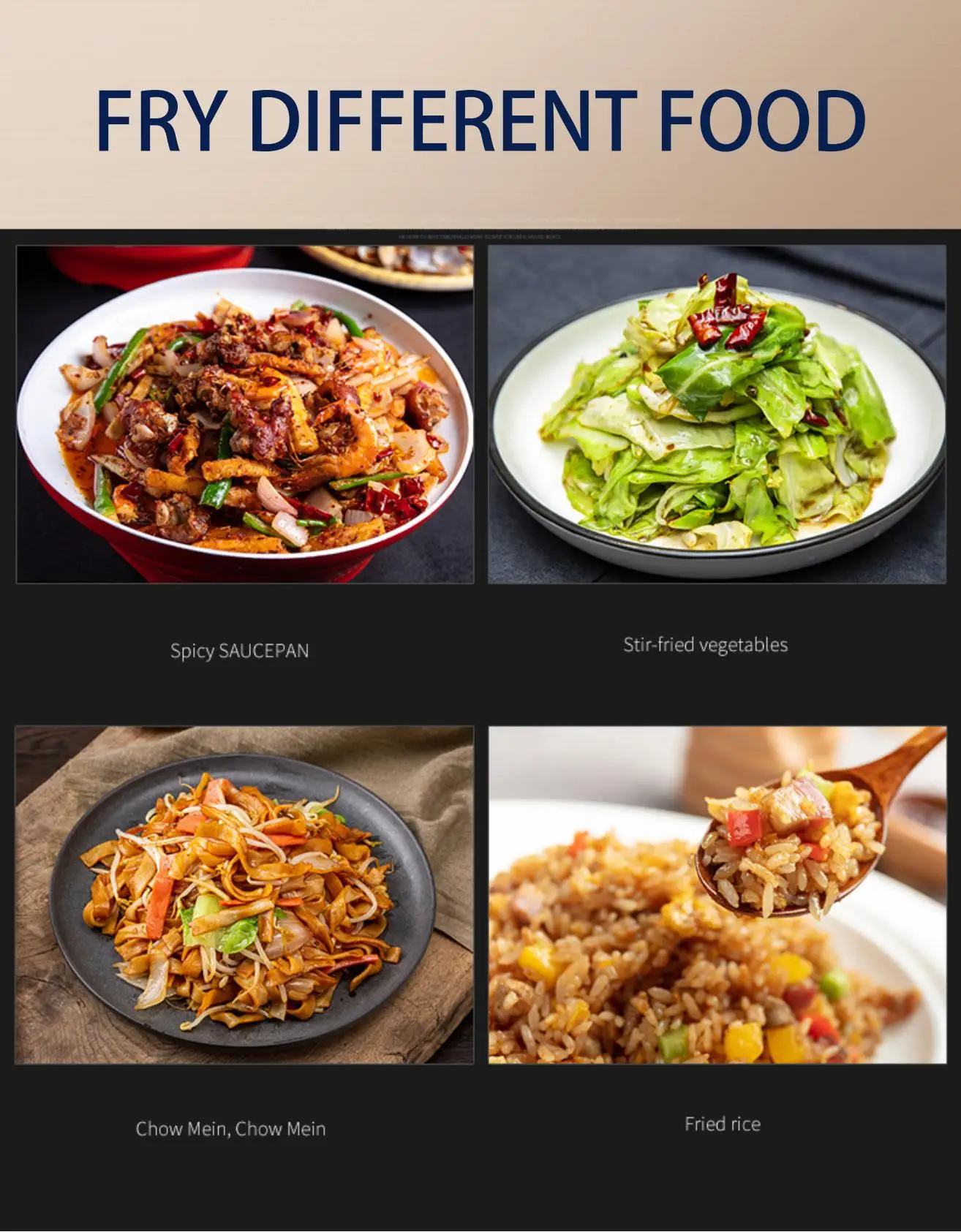 Semikron Natural Gas LP Gas Automatic Cooking Kitchen Machines Full-non Stick Wok Surface Built-in Water Gun Easy Cleaning