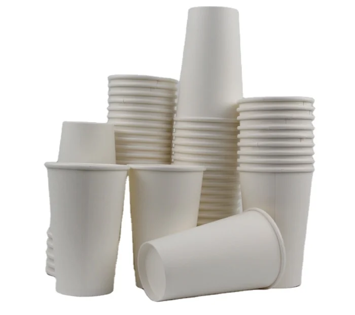 China Factory Wholesale Popular Style 13oz Single Wall White Paper Cup