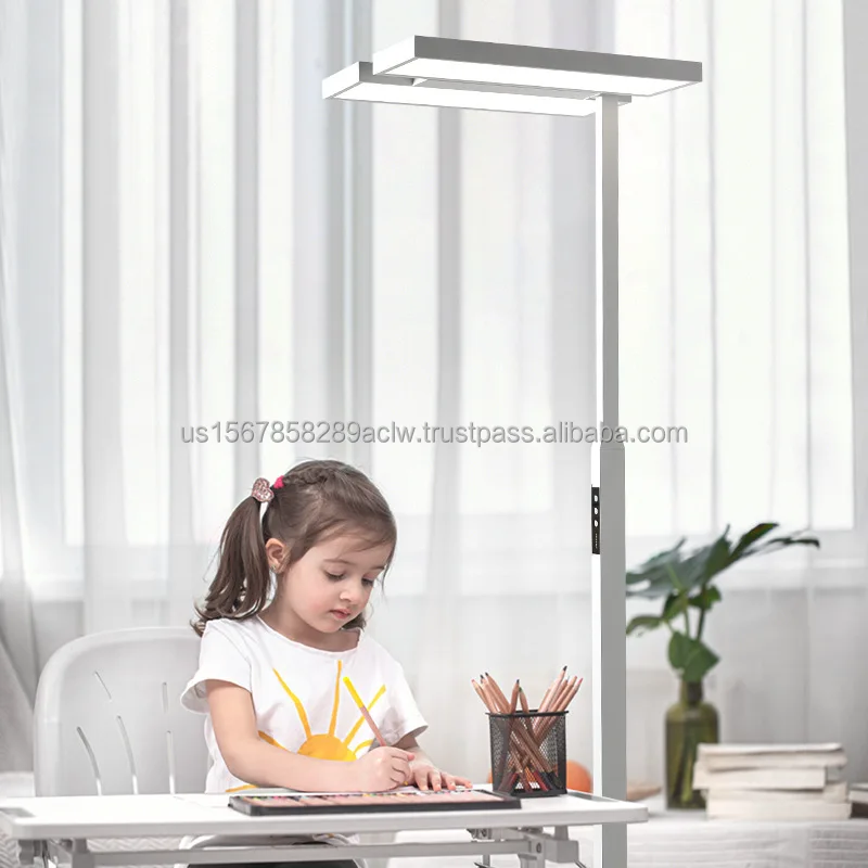 Modern Floor Lamp 4000K Standing Reading Standing Light Floor Lamps for Living Room Bedroom Full spectrum eye protection light