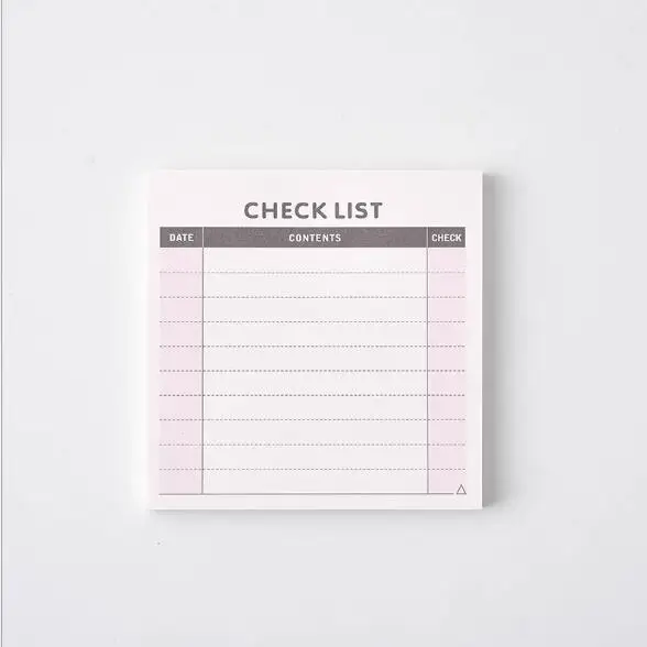 Monthly Weekly Day Planners Notebook Memo Pad Business Memo Notes Office Supplies School Stationery
