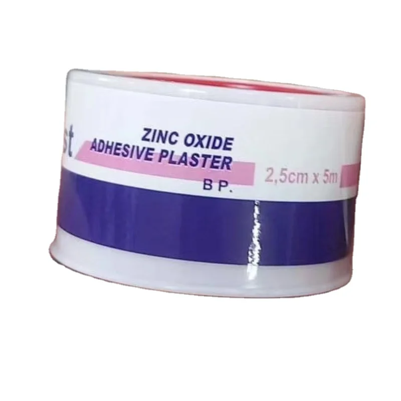 Zinc Oxide Plaster B.P In Plastic Cover Core Adhesive Plaster Medicinal Tapes