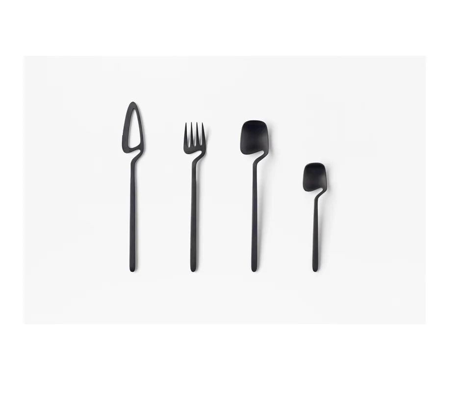 Modern Design Metal Handles Flatware Highest Quality Cutlery Set New Design Handmade Tableware Cutlery Set