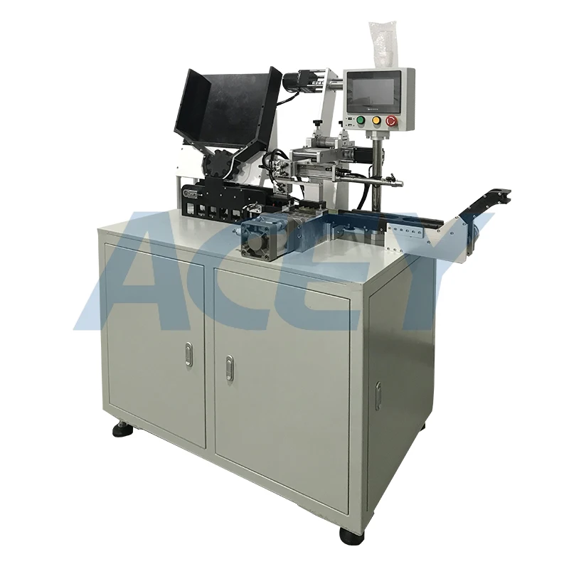 Battery Pack Automatic Sticker Labeling Machine For Pasting Barley Paper On Cylindrical Batteries