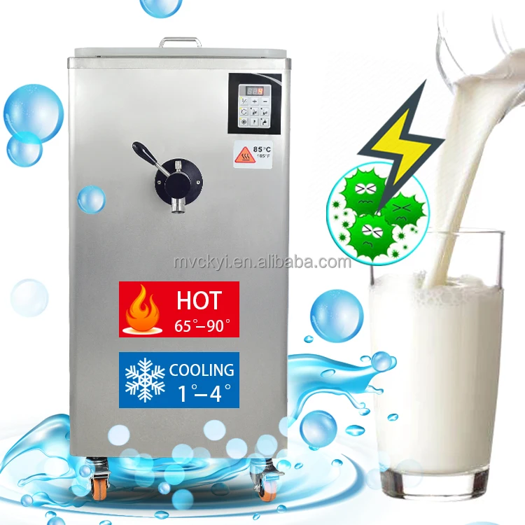 Mvckyi hot sale 40L milk pasteurizer automatic liquid milk pasturization machine pasteurization machine