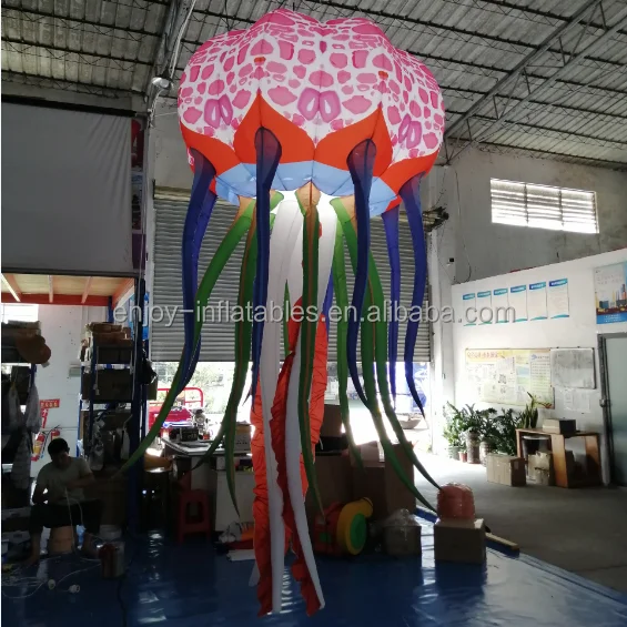 Inflatable stars, planets, jellyfish, lighting products party decorations