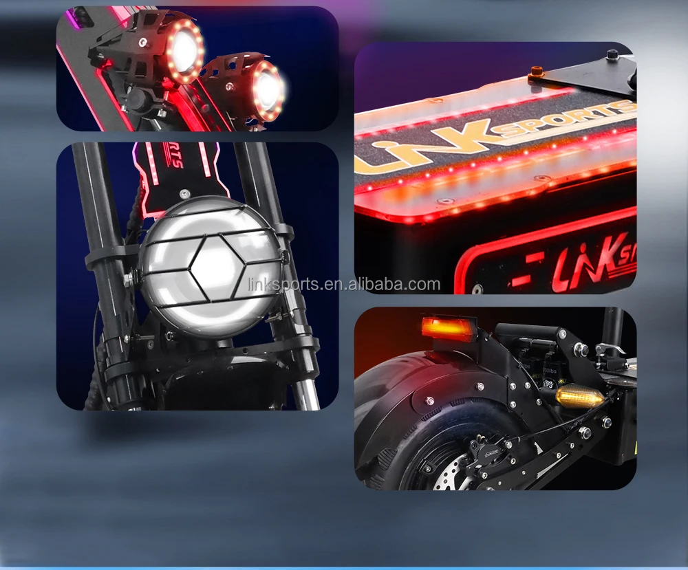 Latest speedy all terrain powerful 13 inch off-road tires  8000w  adult two wheel foldable city urban electric scooters